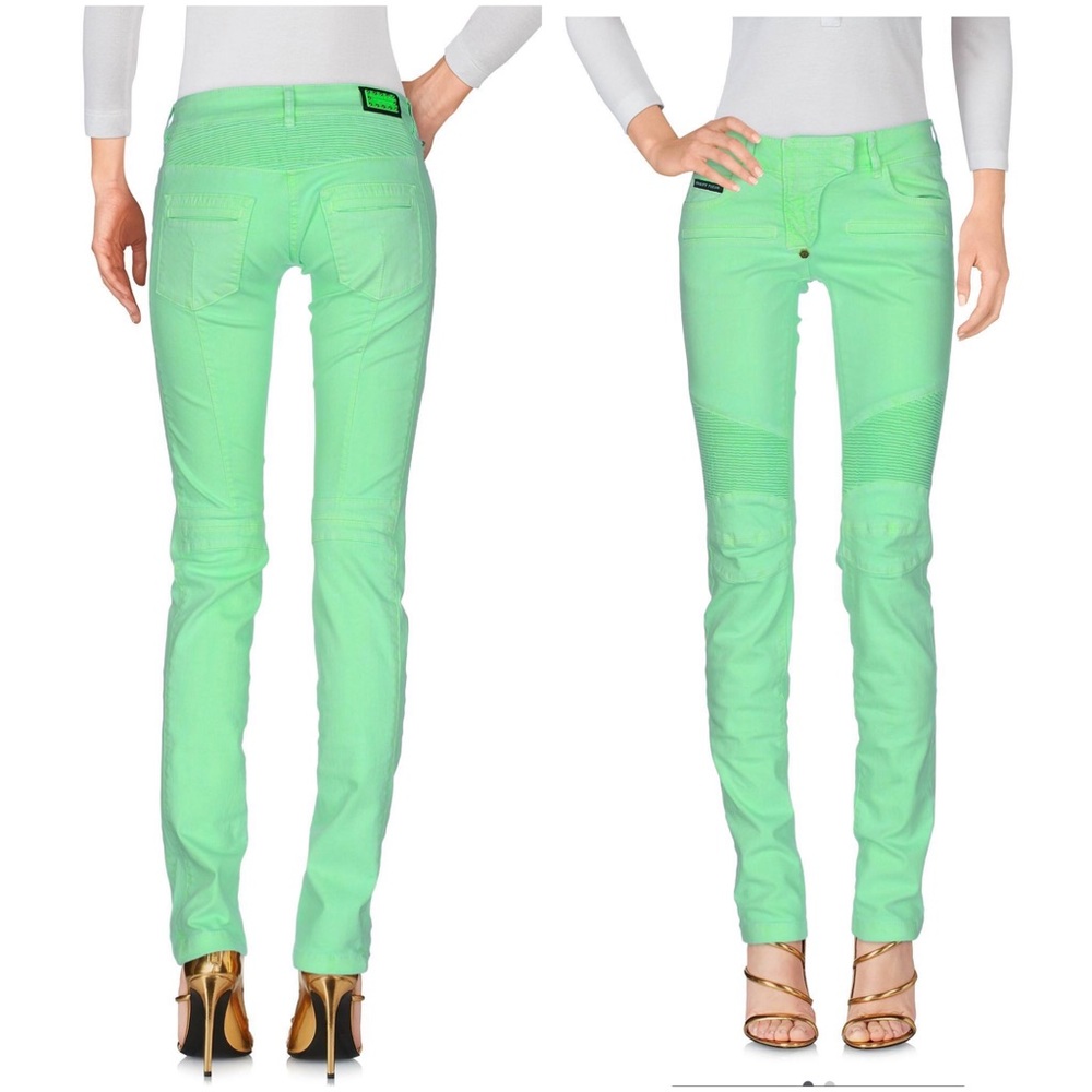 Philipp Plein designer luxury biker jeans